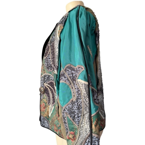 Vintage La Colección Judith Roberts Ornate Bolero Jacket Mexico Rare Art to Wear - Picture 9 of 16